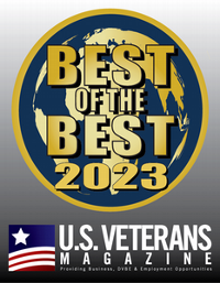 U.S. Veterans Magazine Badge Best of the Best 2023