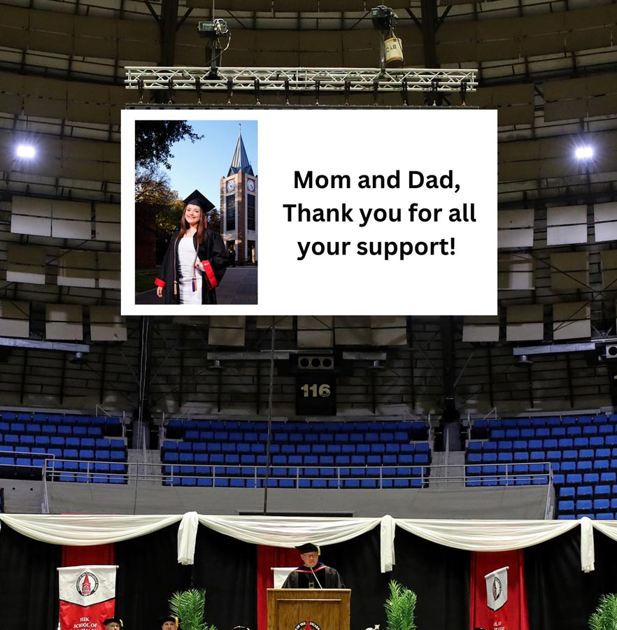 graduation signage