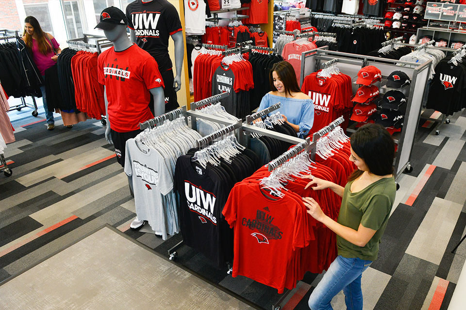 UIW t-shirt and merchandise