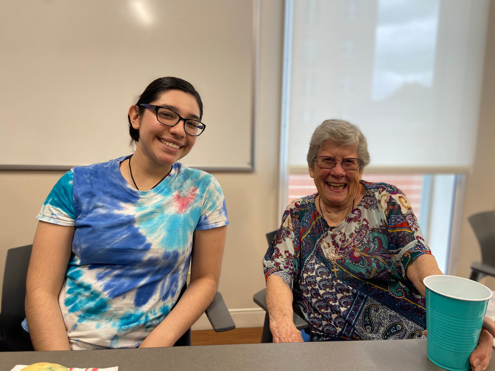 Student with CCVI sister