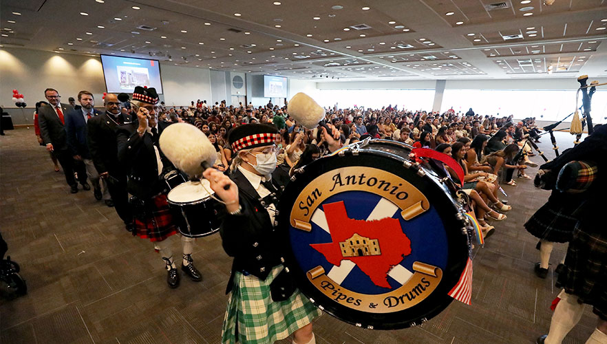 Band at Pinning Ceremony 