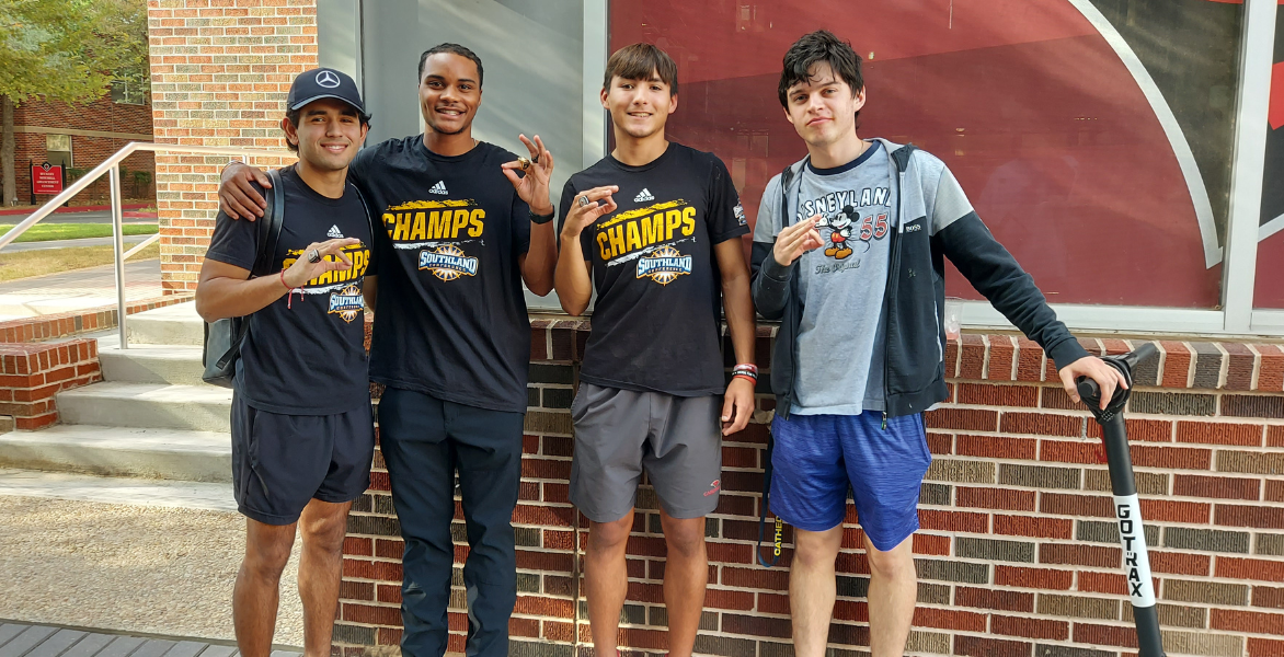 UIW students at National Night Out