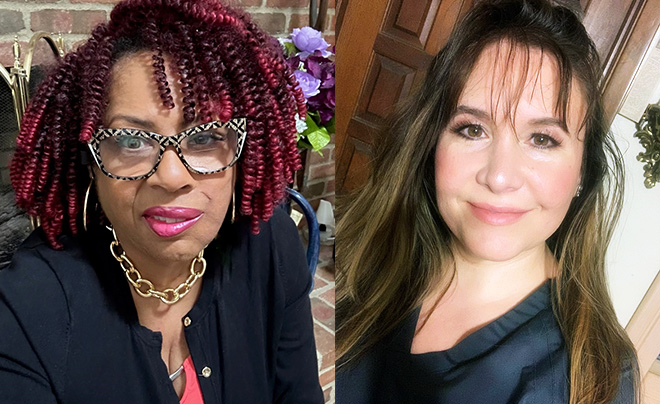 Dr. Lisa Brown and Marissa Molina