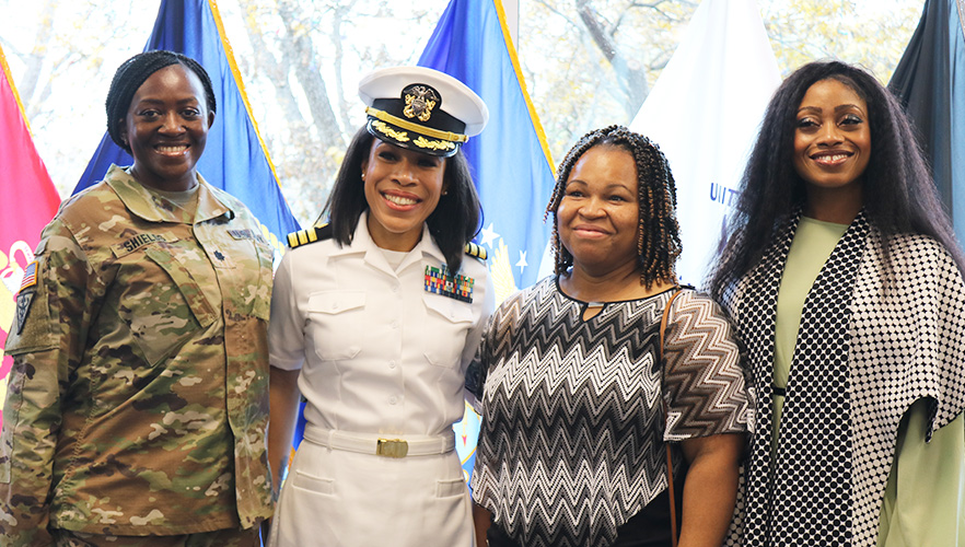 Nneoma Lewis with family