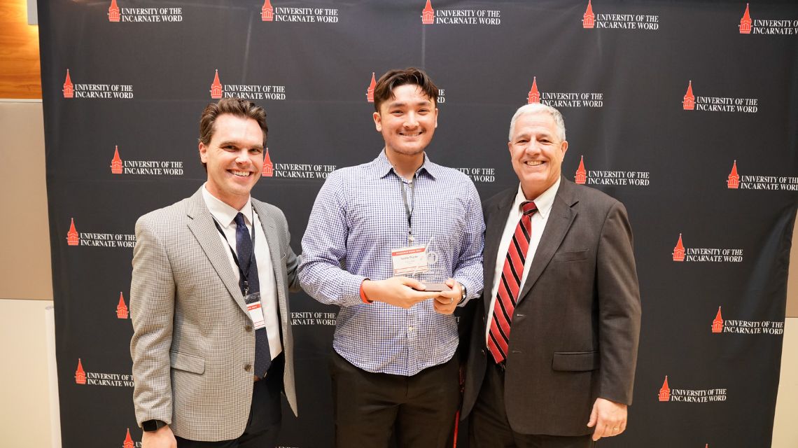 Dr. Trey Guinn, Austin Wayne and Dr. Glenn James 