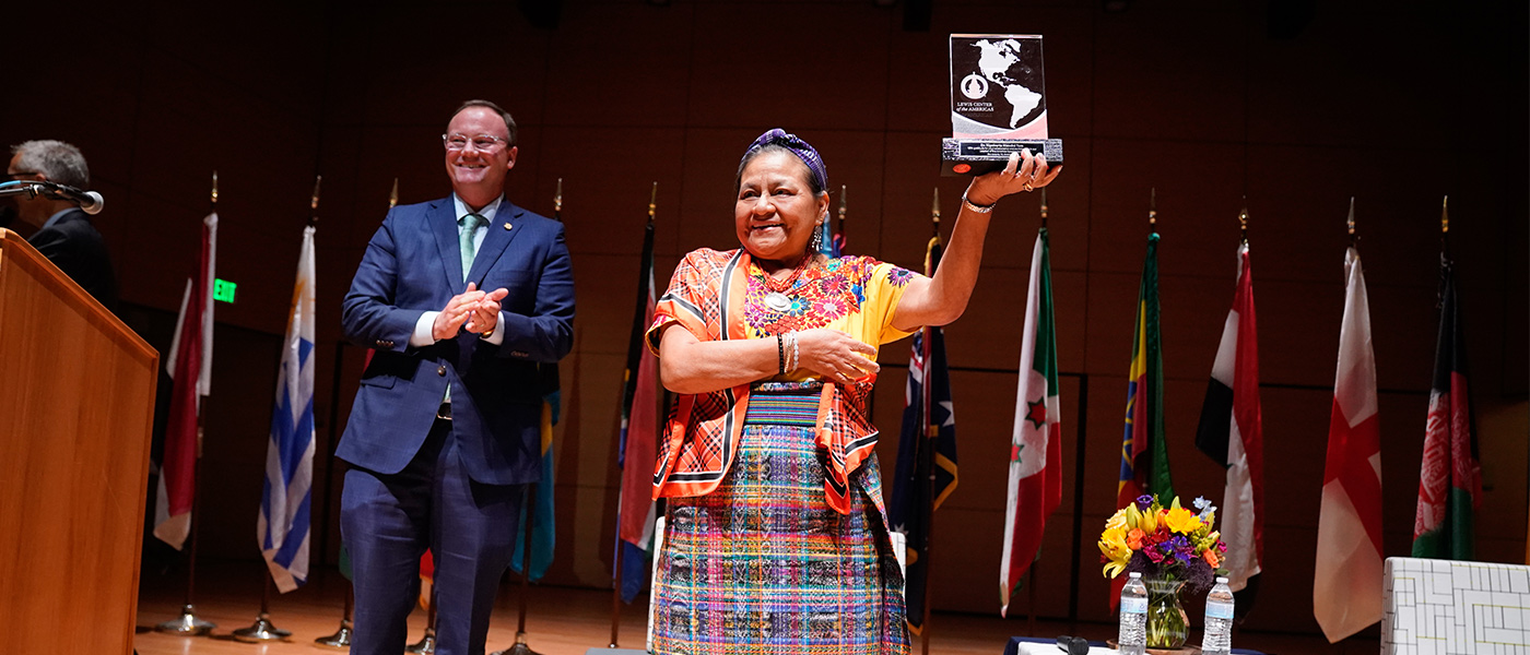 UIW Welcomes Nobel Peace Prize Winner Rigoberta Menchú Tum 