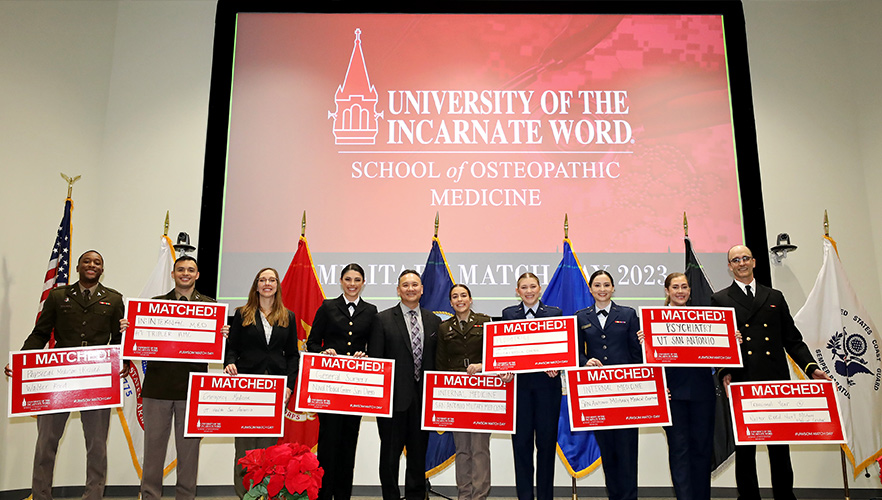 Student Group Smiling