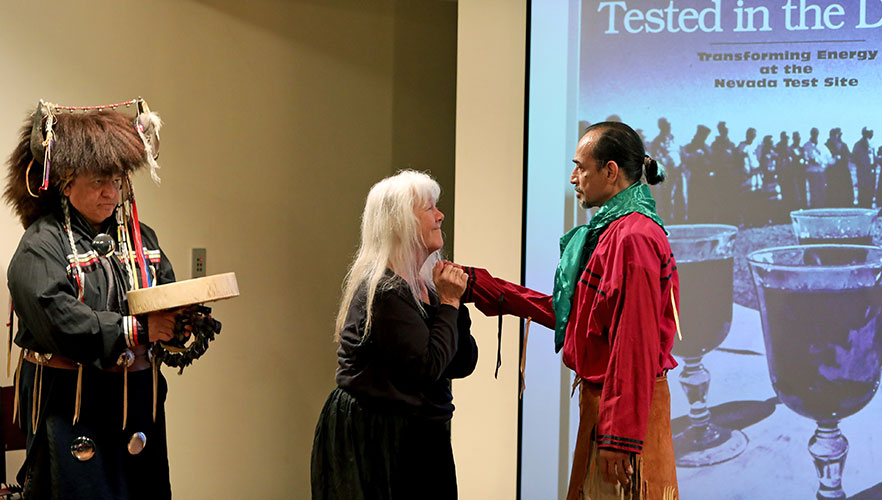 Sr. Martha Ann, Isaac “Papa Bear” Cardenas and Jesse Borrego