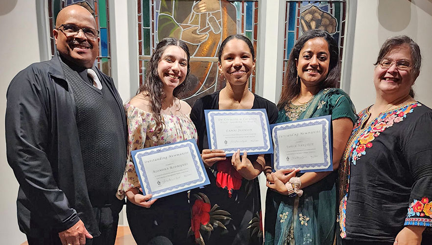 Lanai Johnson, Sneha Varghese and Alondra Rodriguez
