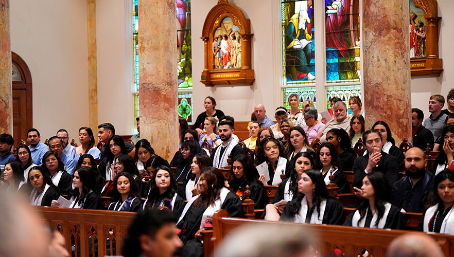 Nursing pinning ceremony