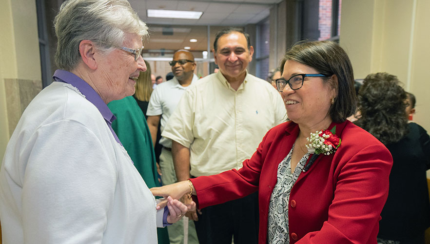 Sr. Walter and retiree