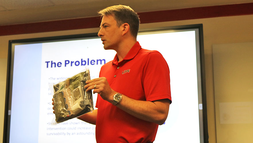 Student with Care Companion kit