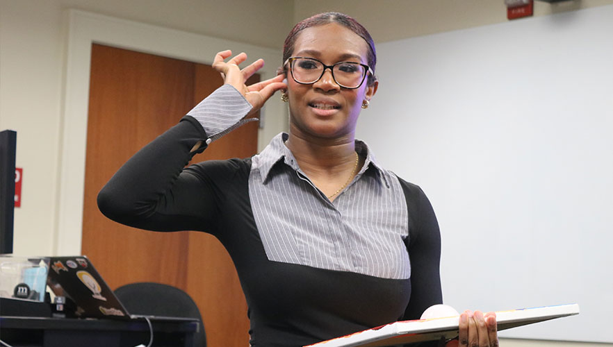 Student with Suction Dome