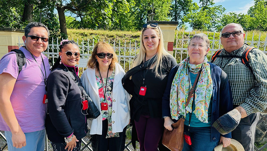 SNHP study abroad group