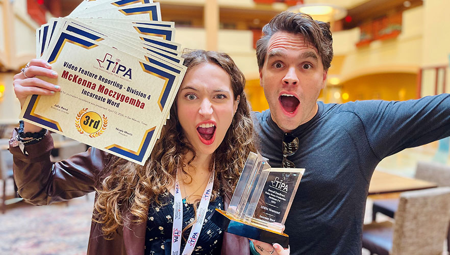 Dr. Guinn and TIPA attendee