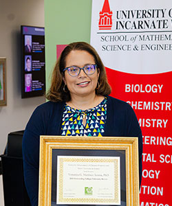 Dr. Veronica Martinez-Acosta, professor of Biology