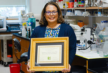 Dr. Veronica Martinez-Acosta, professor of Biology