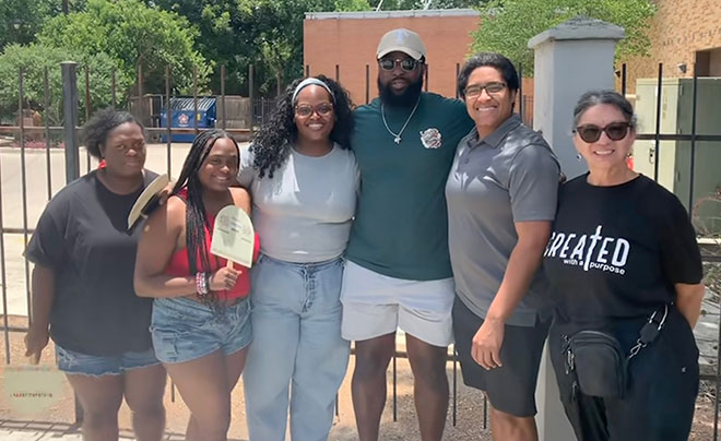 As One We Will members on Green Book Civil Rights Bus Tour