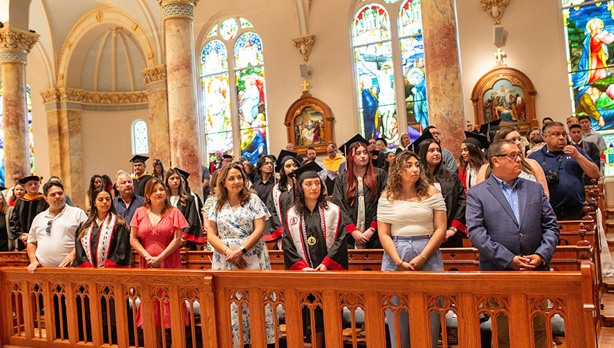Baccalaureate Mass attendees
