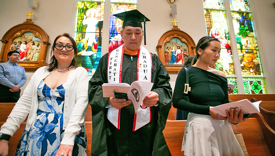 Baccalaureate Mass attendees