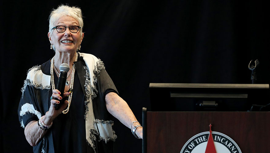 Dr. Jean Watson presenting