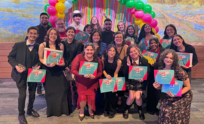 Student winners at the American Advertising Awards