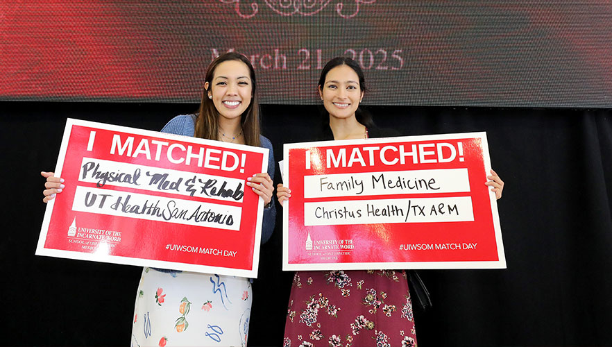 Matched students showing results