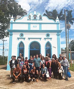 Michelle with attendees