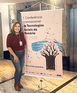 Michelle at conference