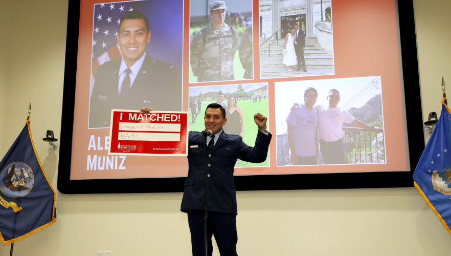 Student sharing match results