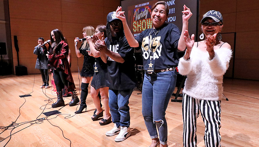 Variety show performers