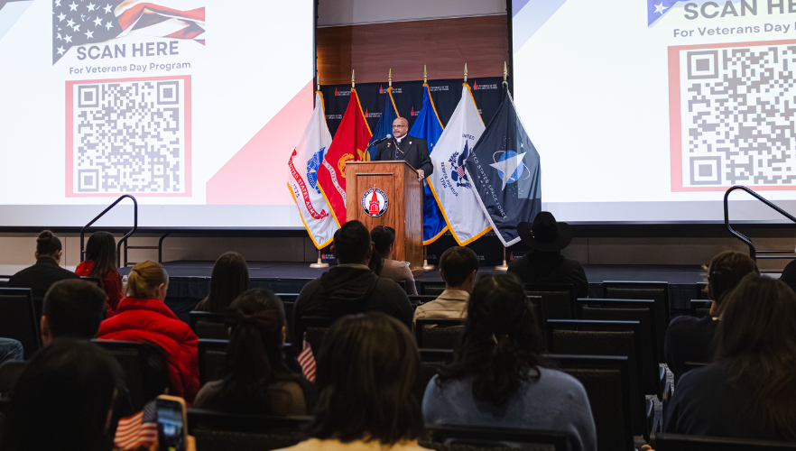 Veterans Day ceremony