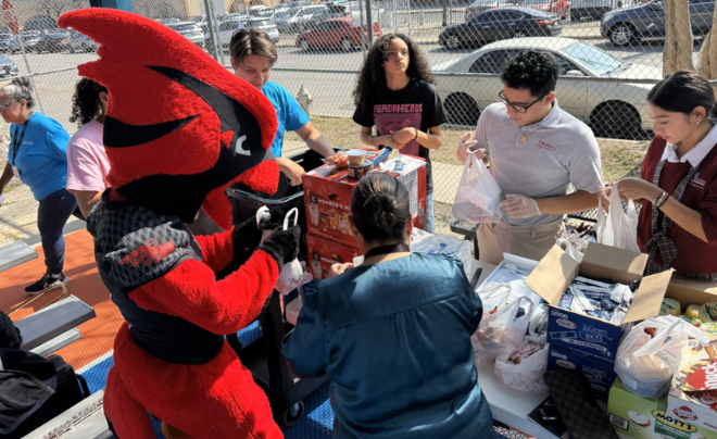 Red the Cardinal and others organizing donations