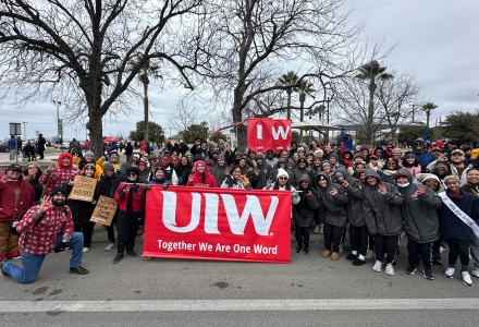 UIW community at MLK, Jr. March