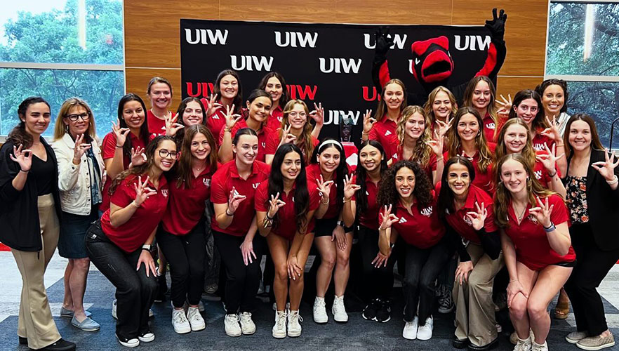 UIW Artistic Swim team