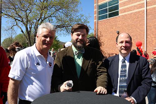 Three UIW Faculty members standing together
