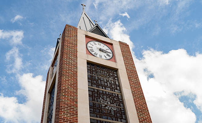 UIW clocktower