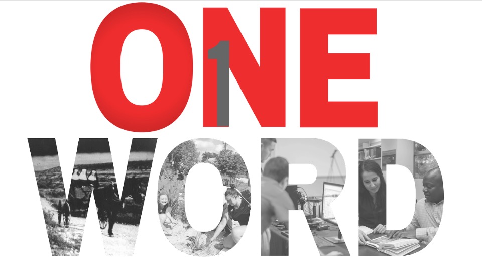 One Word graphic