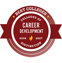 Colleges of Distinction badge for Career Development